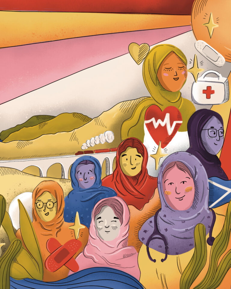 Editorial cover for Children in Scotland’s Insight Magazine, Spring 2025