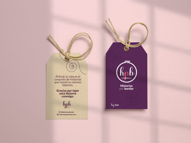 Branding and Visual Identity for Historias x Bordar