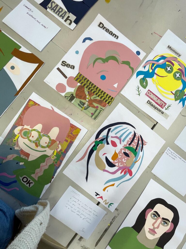 Collective Portrait Mural Workshop