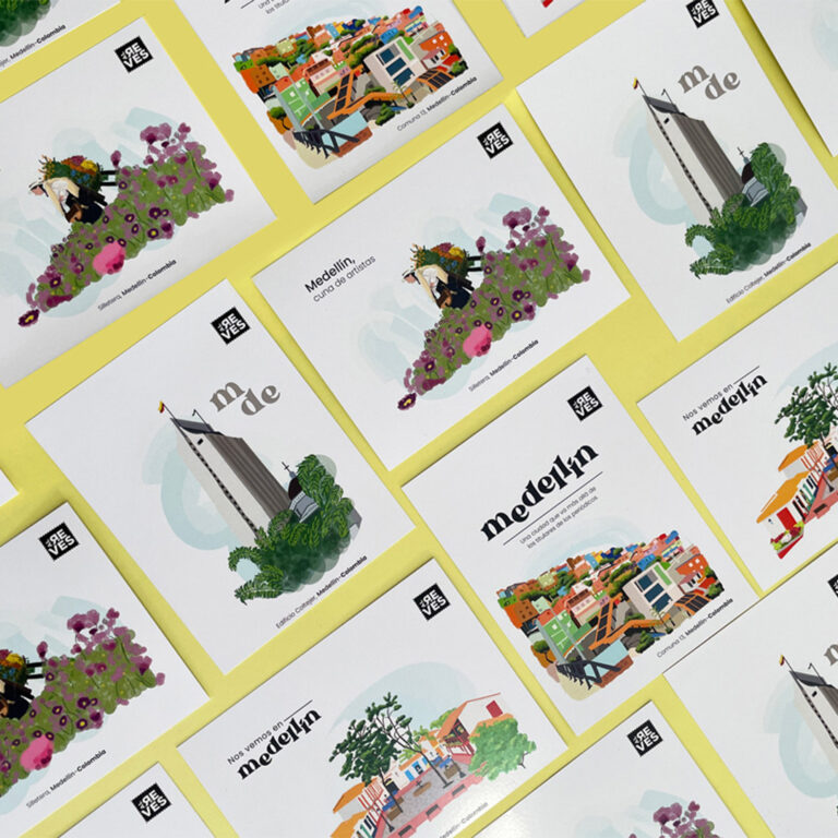 Illustrated Postcards of Medellín