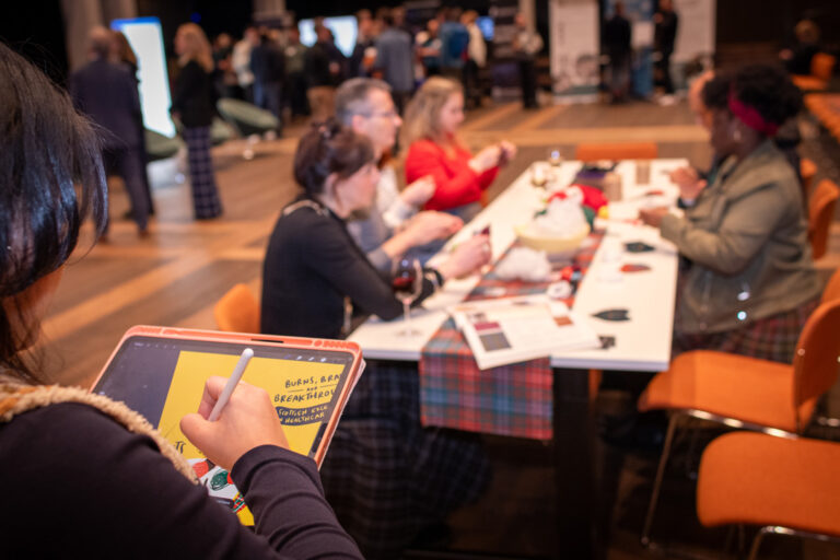 Live Drawing for Venture Café Edinburgh
