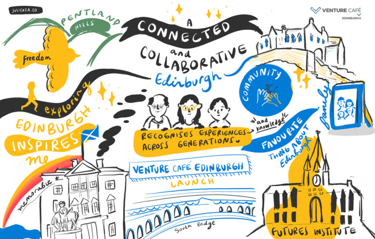 Live Drawing for Venture Café Edinburgh