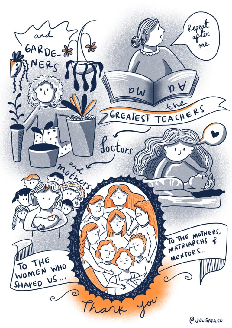 Risograph illustration for A Little Group Meeting comic collective